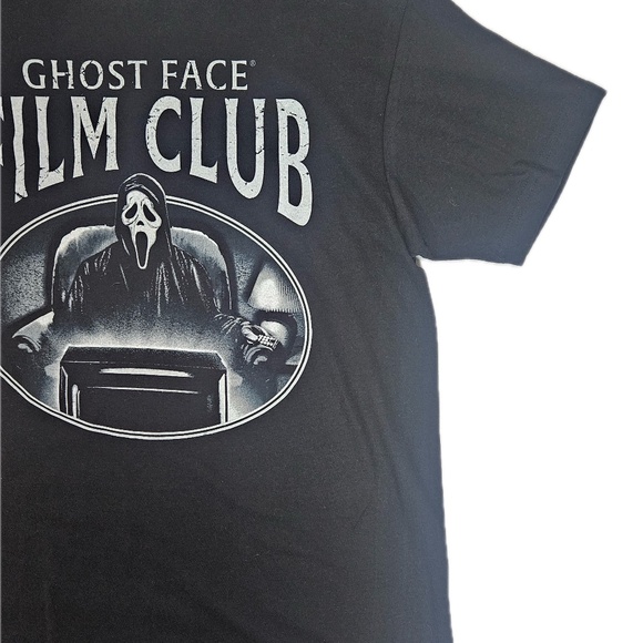 Ghost Face Shirt Mens Medium Horror Movie Scream Graphic Tee Halloween Film Club - Picture 6 of 6